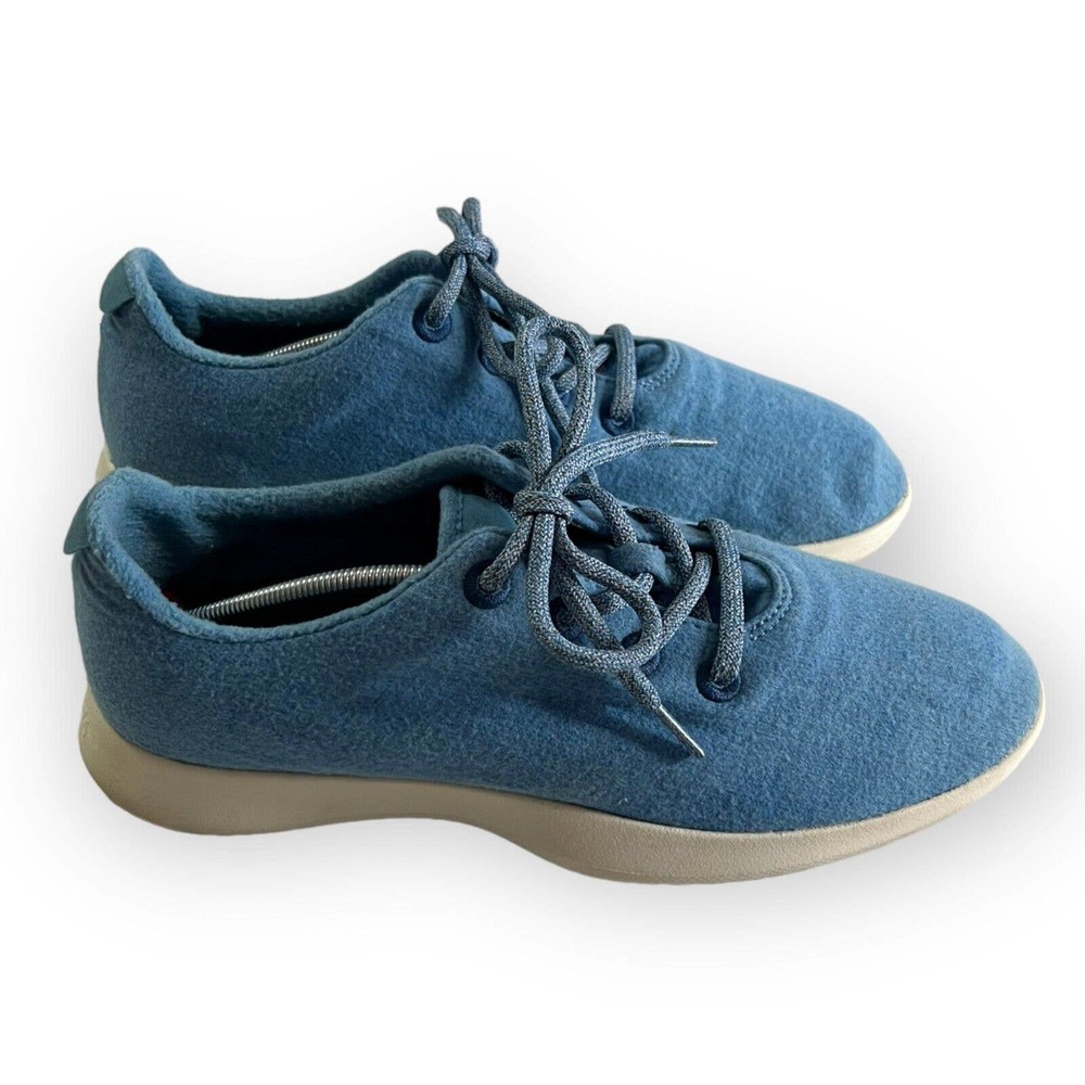 Allbirds The Wool Runners Men’s Light Blue Low Top Running Sneaker Shoe Size 11M